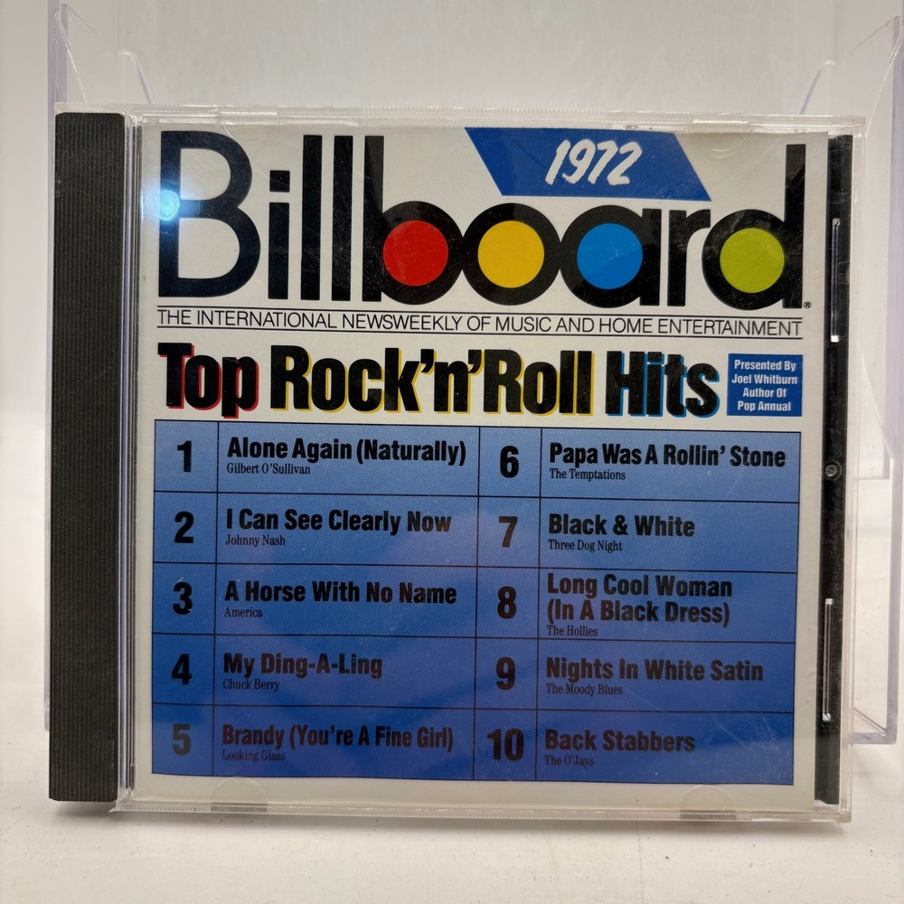 Billboard Top Rock n Roll Hits 1972 CD Various Artists Rhino R2 Compilation
